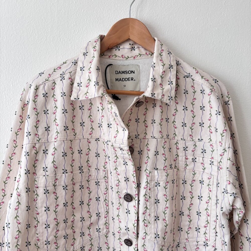 Damson Madder Goodnature Denim Shacket - Picture 5 of 10